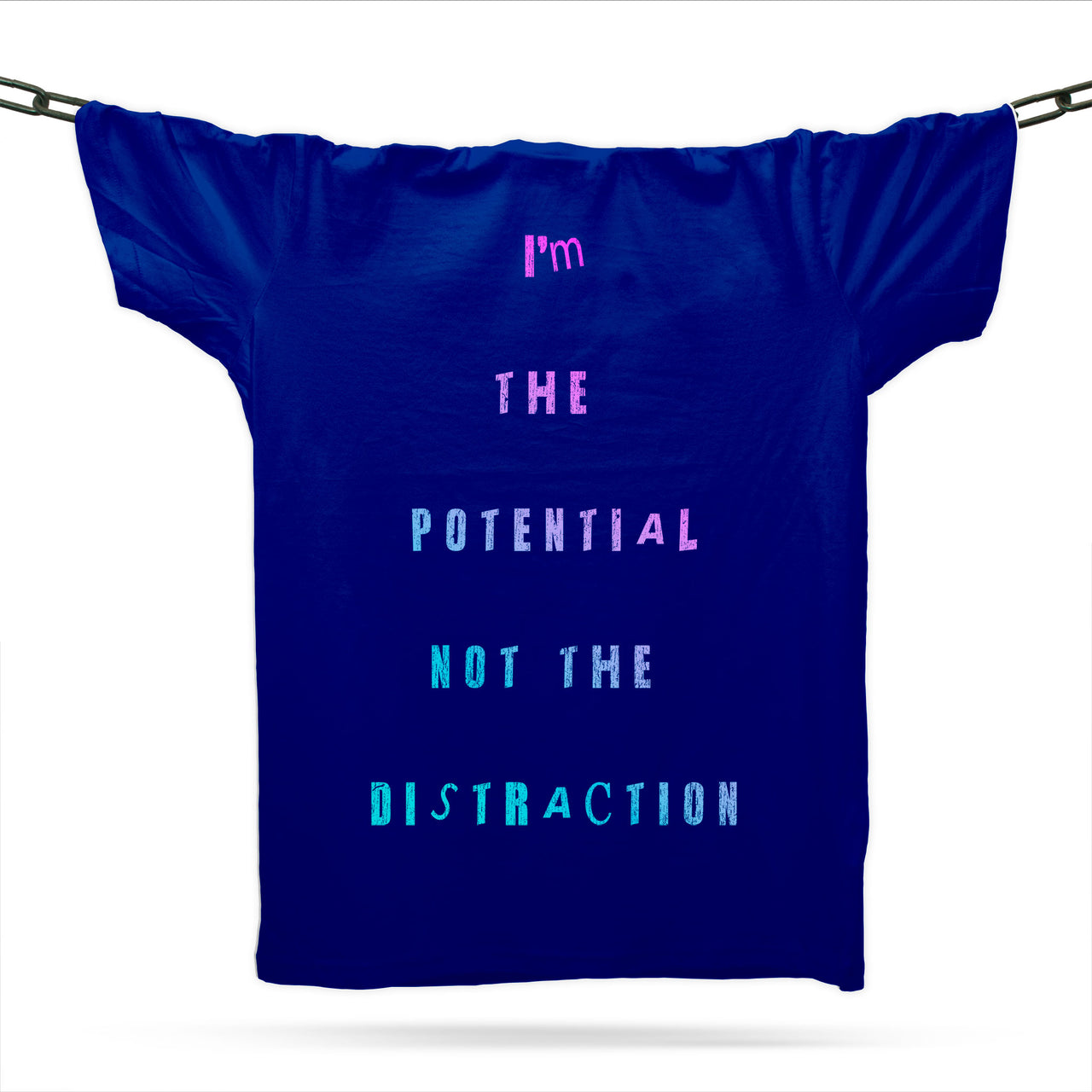 Neurodivergent ADHD Potential T-Shirt/ Navy / Organic Cotton