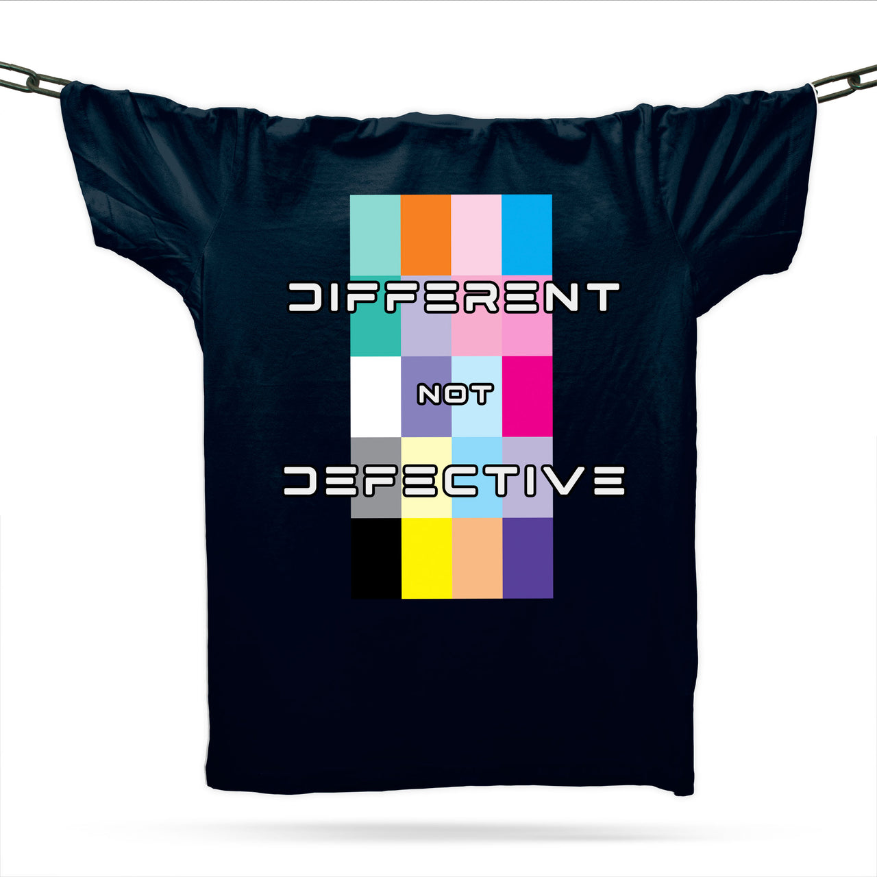 Neurodivergent Autism ADHD Different T-Shirt / Navy / Organic Cotton