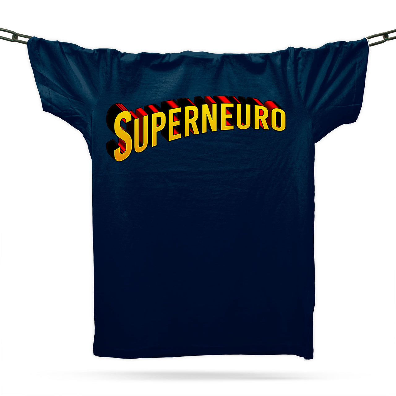 Neurodivergent Autism ADHD Superneuro T-Shirt / Navy / Organic Cotton