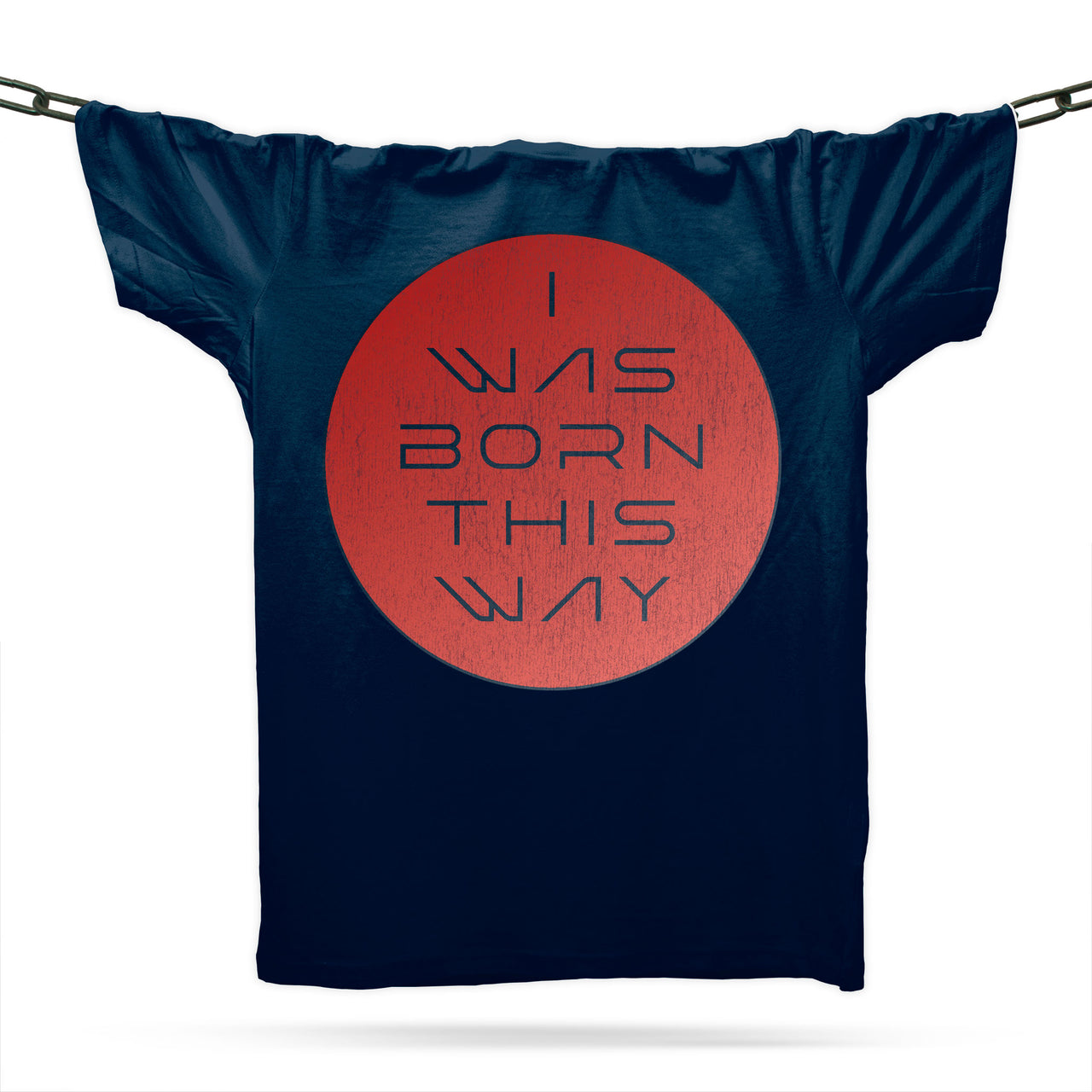 Neurodivergent ADHD Autism Born This Way T-Shirt / Navy / Organic Cotton